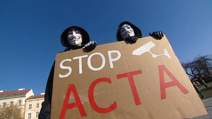 Protest proti dohodě ACTA