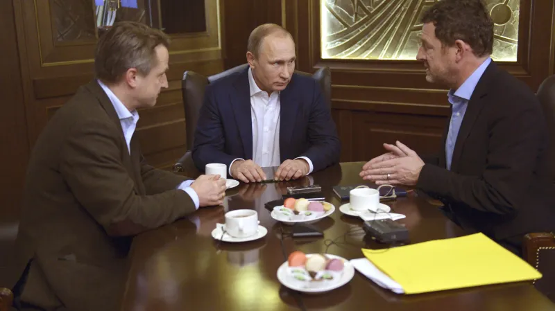 Vladimir Putin při rozhovoru pro deník Bild