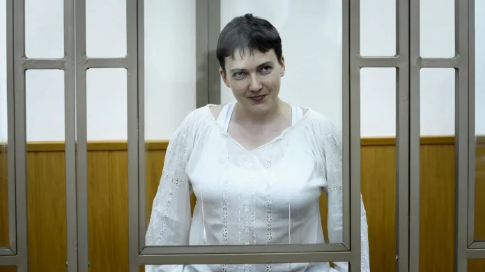 Naděžda Savčenková před soudem