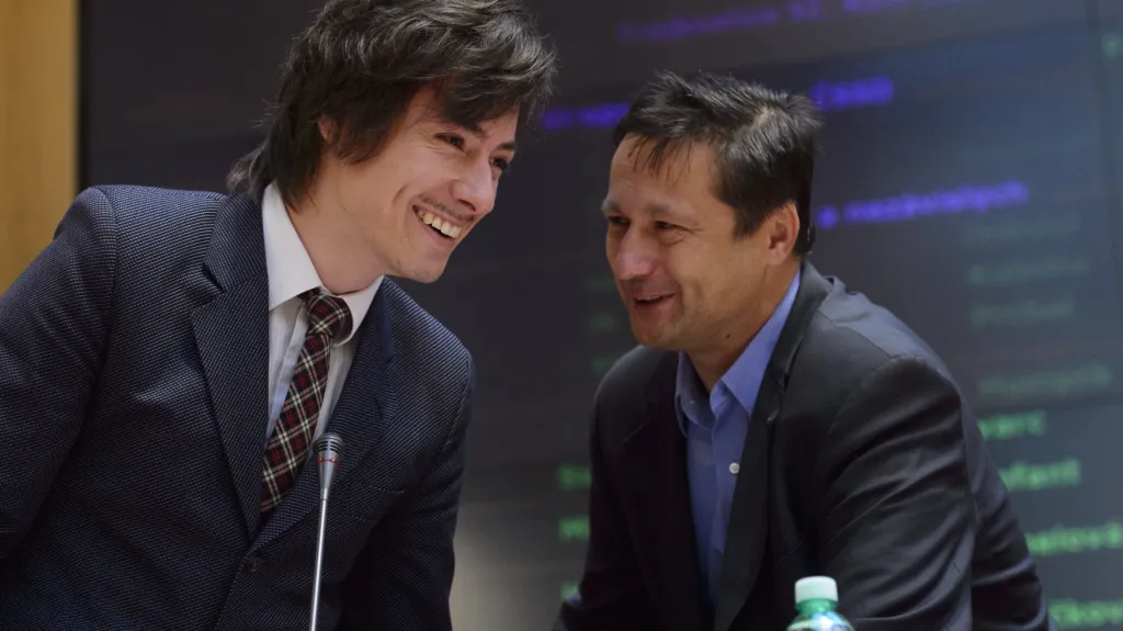Matěj Stropnický a Petr Štěpánek