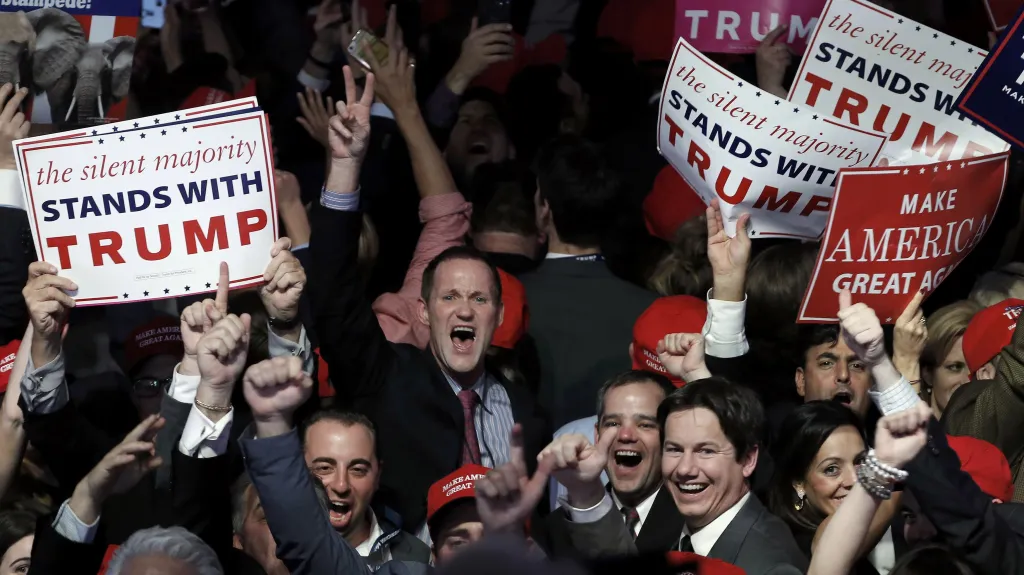 Trumpa podpořilo hodně bílých mužů
