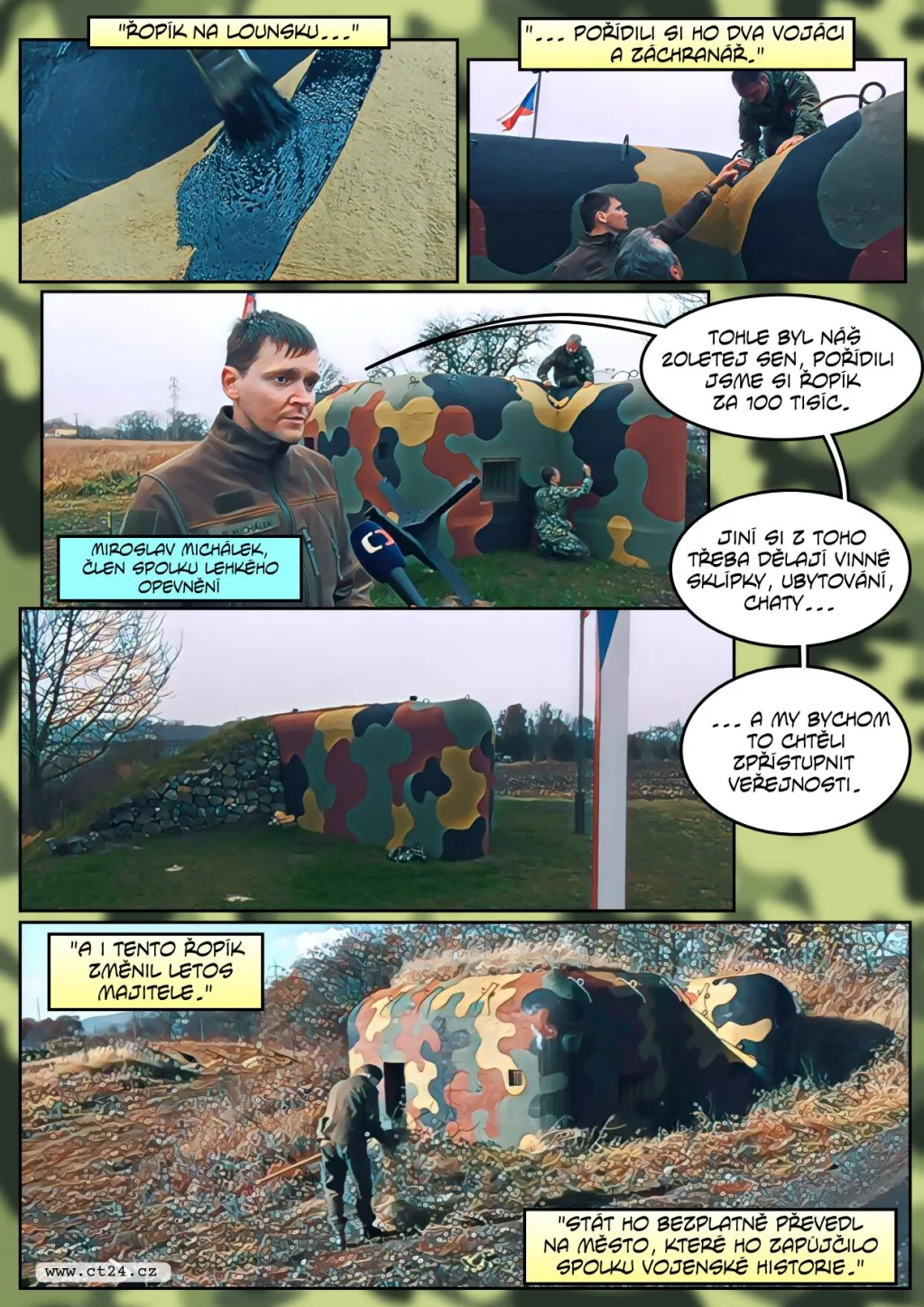 Řopíky spolkům vojenské historie