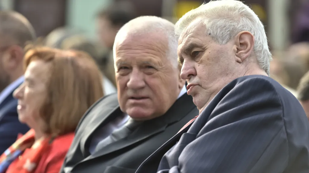 Václav Klaus a Miloš Zeman