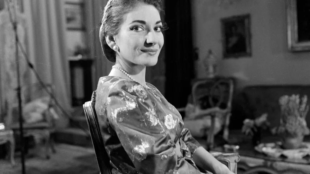 Maria Callas na snímku z roku 1958