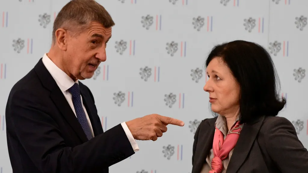Andrej Babiš a Věra Jourová