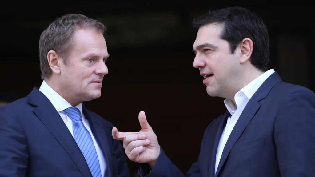 Donald Tusk a Alexis Tsipras
