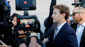 Šéf Mety Mark Zuckerberg u soudu 18.2.2026 v Los Angeles