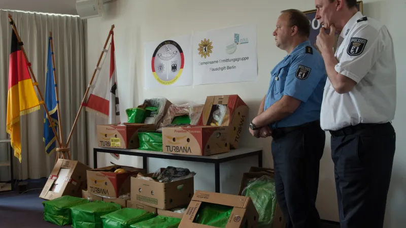 Policisté v Německu hlásí rekordní i kuriózní nález drog