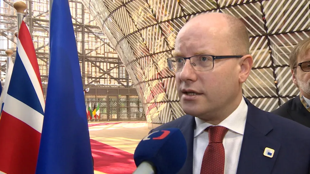 Premiér Bohuslav Sobotka (ČSSD)
