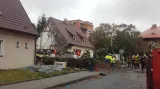 Výbuch plynu v Kladně zdemoloval dům