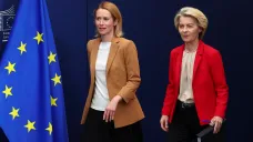 Kaja Kallasová a Ursula von der Leyenová