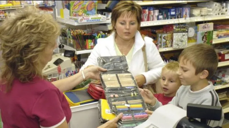 Školní nákupy na poslední chvíli