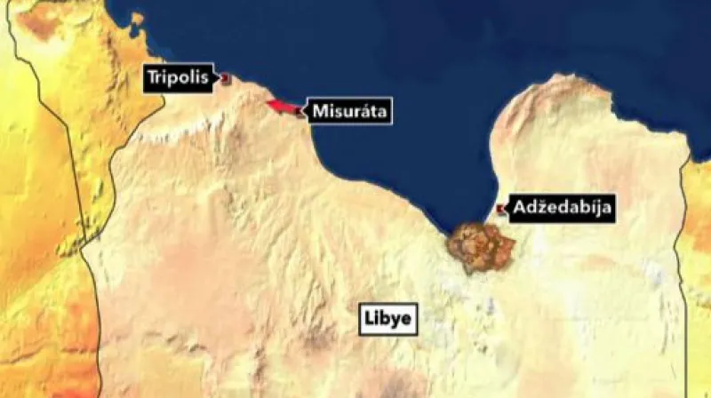 Povstalci postoupili dál od Misuráty