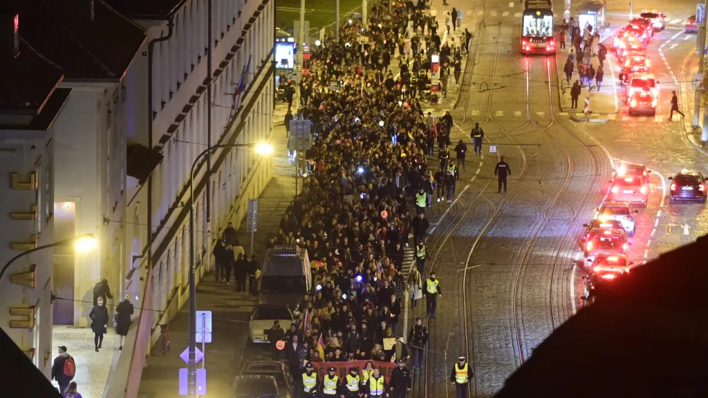 Pochod proti násilí na LGBT+ lidech