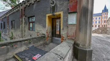 Rekonstruovaný zámek v Bzenci (27. srpna 2025)