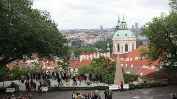 Pohled na Prahu z Pražského hradu