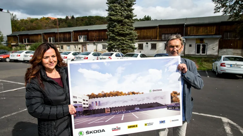 Věra Nechybová s náměstkem Jiřím Madarem