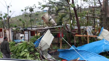 Souostroví Vanuatu po bouři