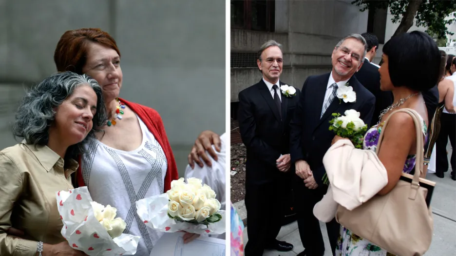 New York povolil sňatky homosexuálů