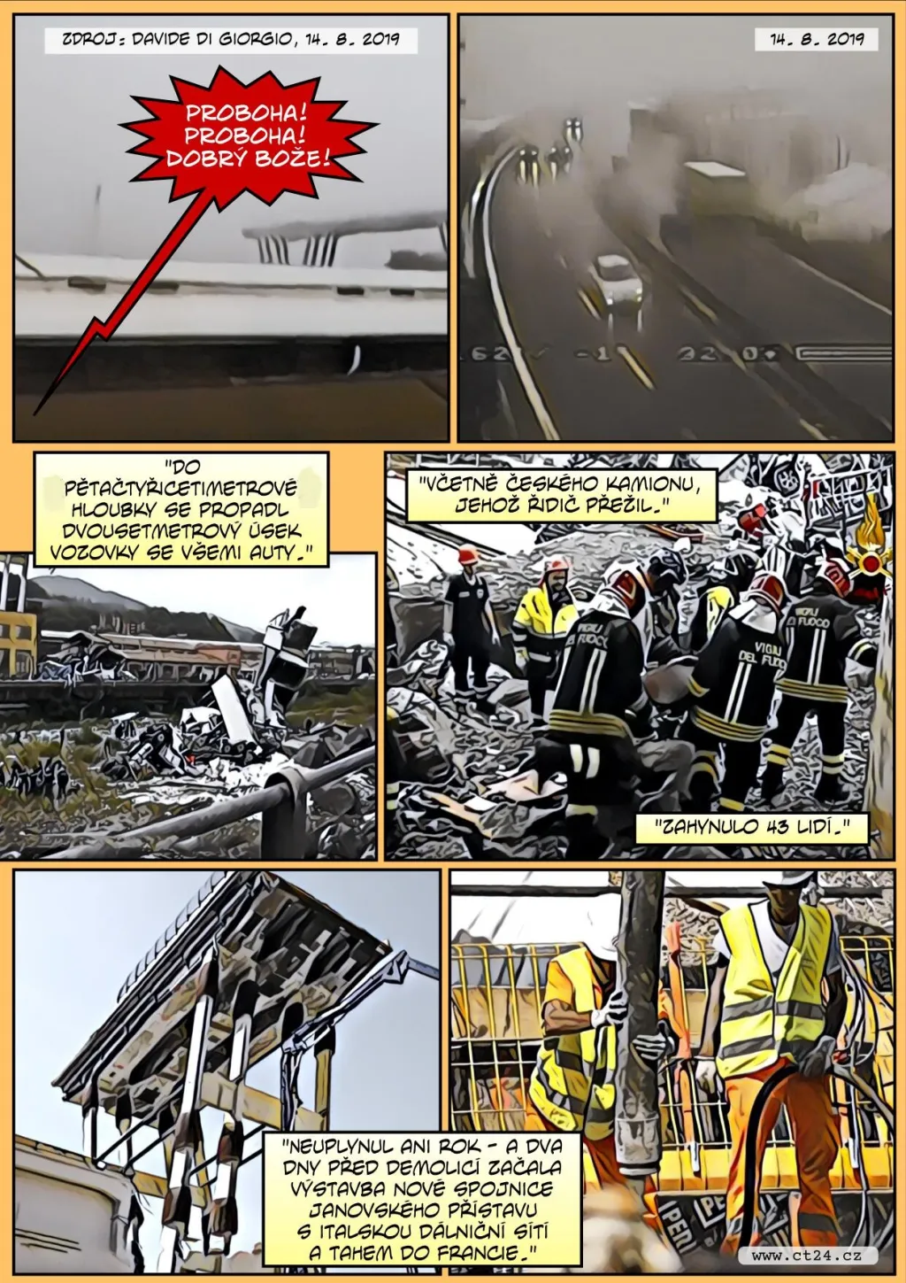 Komiks: Demolice janovského mostu