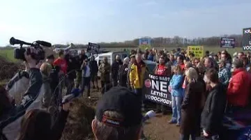 Protesty proti rozšíření letiště ve Vodochodech