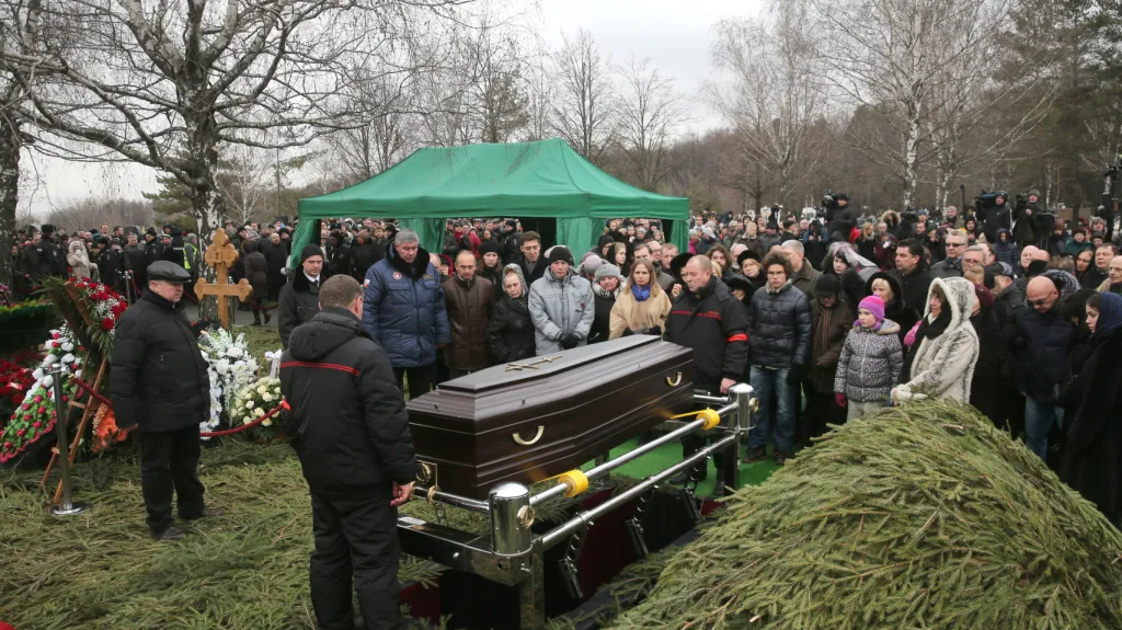 Pohřeb Borise Němcova