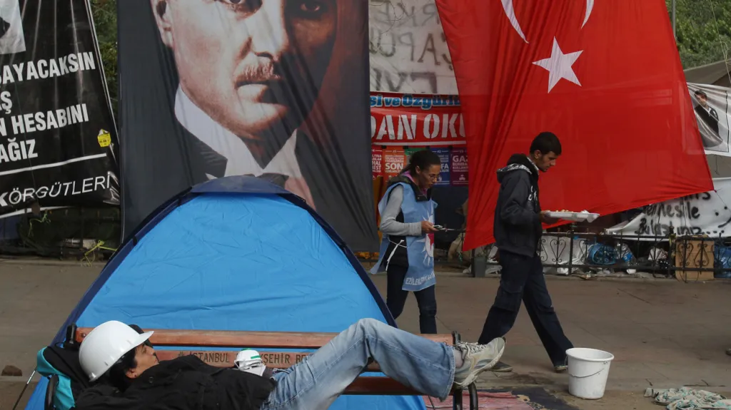 Istanbulský park Gezi