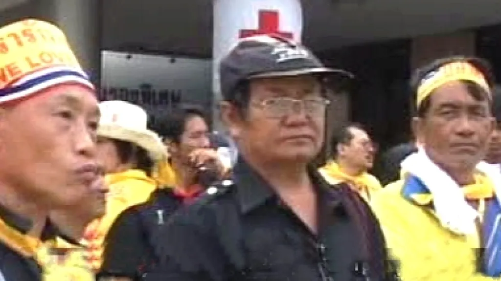 Thajští demonstranti