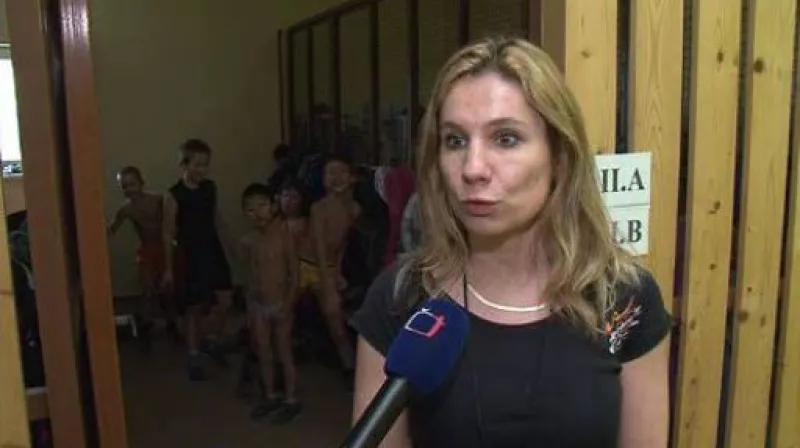 Děti ze znojemské ZŠ Jubilejní park se otužují každý den