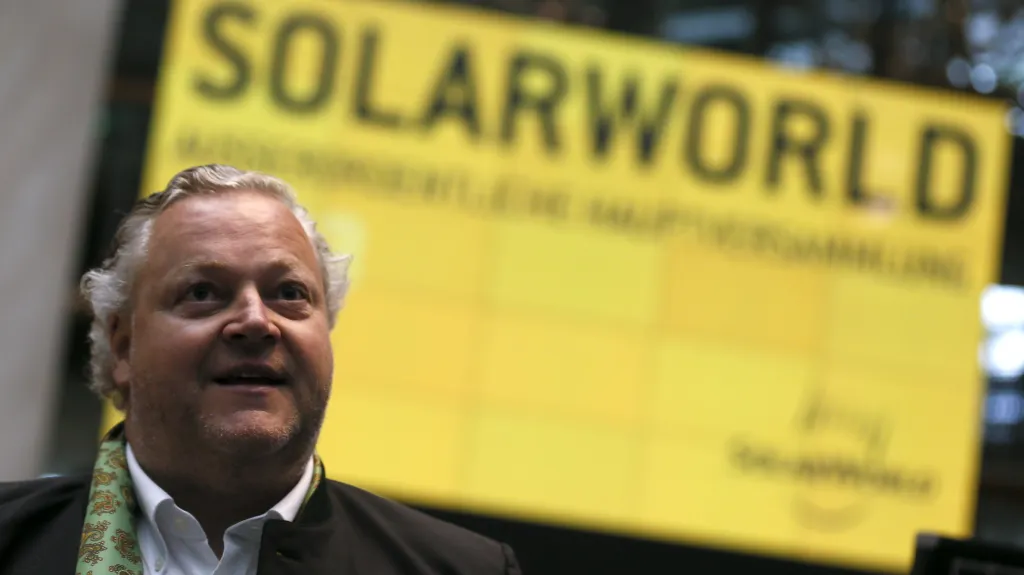 Šéf společnosti SolarWorld Frank Asbeck na snímku z roku 2013