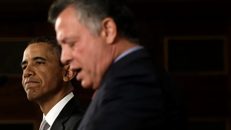 Barack Obama a Abdalláh II.