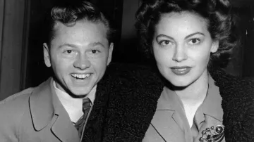 Mickey Rooney se svou první ženou Avou Gardnerovou (1942)