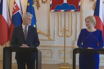 Sdílíme stejné hodnoty a názory, řekla Čaputová Pavlovi. Ten vnímá V4 spíše jako „konzultační fórum“