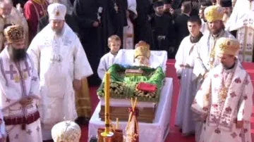 Pohřeb patriarchy Pavleho v Bělehradě