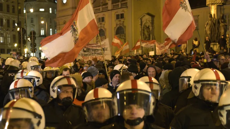 Demonstrace Pegidy ve Vídni