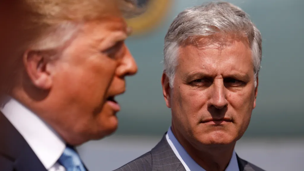 Donald Trump a Robert O'Brien