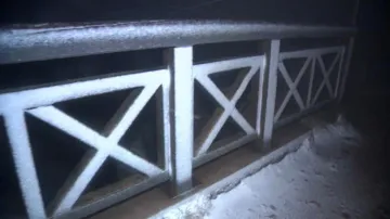 První sníh v Krkonoších