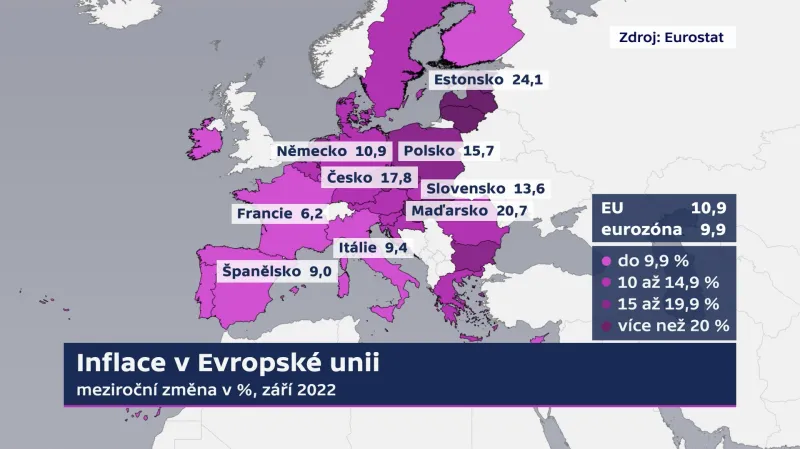 Inflace v Evropské unii