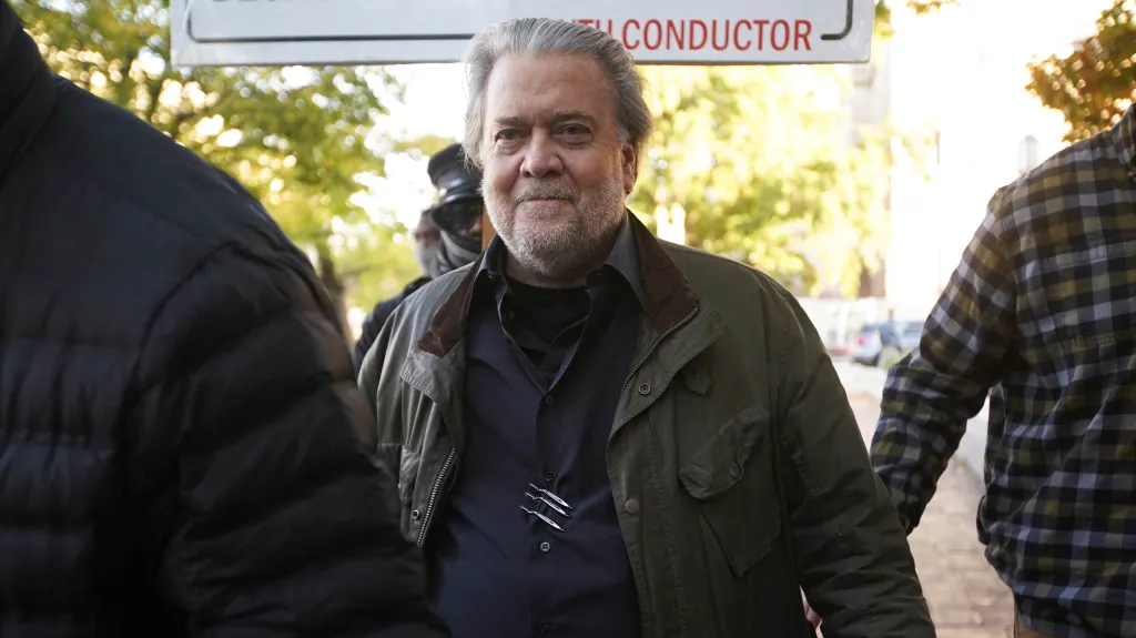 Někdejší Trumpův poradce a stratég Steve Bannon
