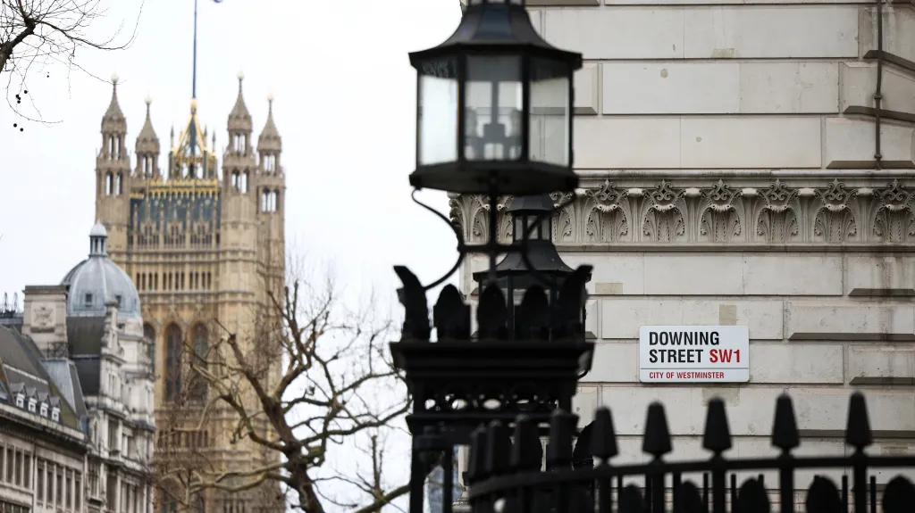 Parlament a Downing Street v Londýně