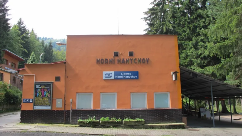 Stanice poslední lanovky Českých drah