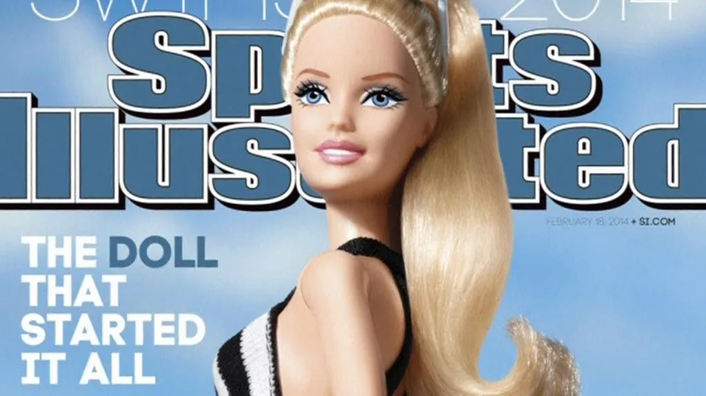 Barbie na titulní straně Sport Illustrated