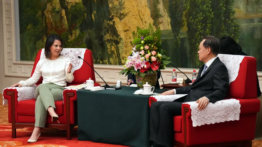 Annalena Baerbocková v Číně