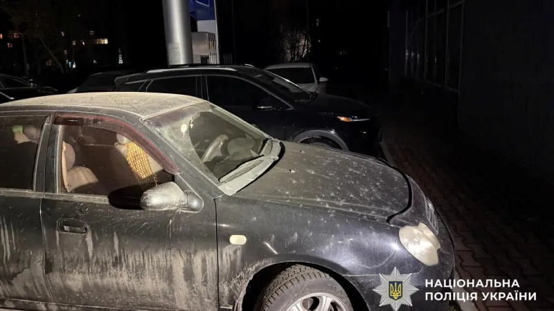 Následky útoku na čerpací stanici v Mykolajivu, 23. února