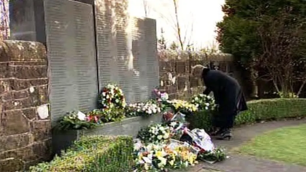 Památník se jmény obětí útoku v Lockerbie