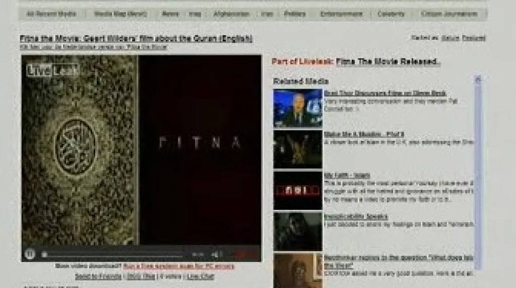 Wildersův film o islámu