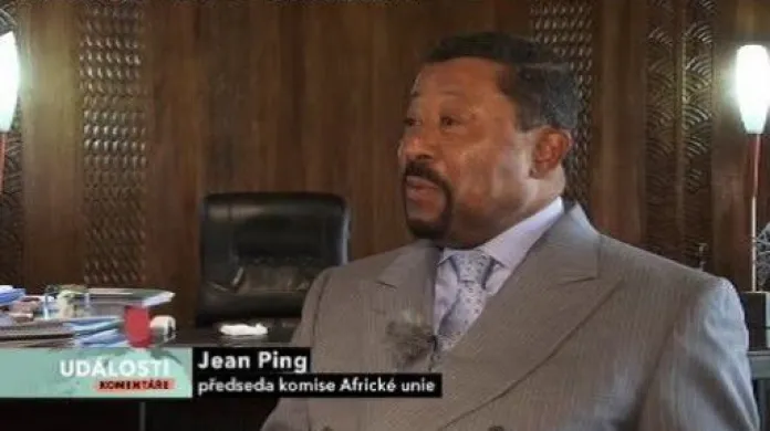Rozhovor s předsedou komise Africké unie J. Pingem