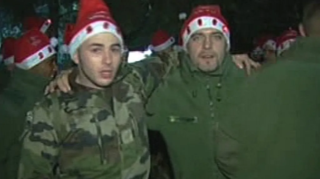 Vojáci slaví Vánoce