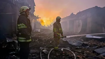 Následky ruského útoku v Kyjevské oblasti, 2. 9. 2025