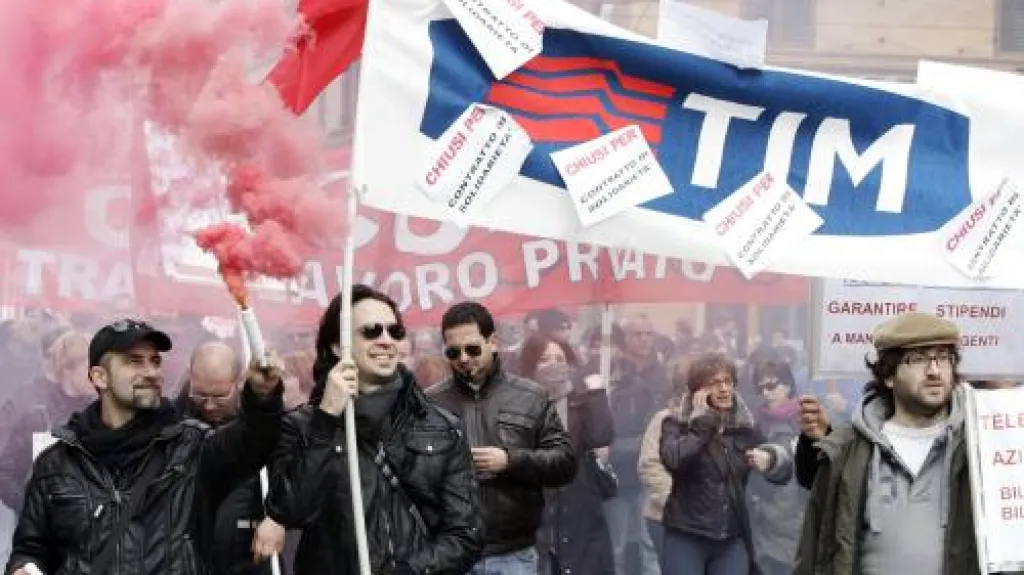 Protesty zaměstnanců Fiatu